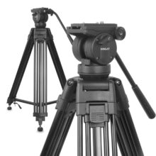 سه پایه دوربین فیلمبرداری کینگ جوی Kingjoy Video Tripod VT-2500 - Image 5