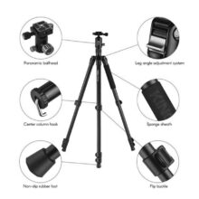 سه پایه دوربین عکاسی کینگ جوی Kingjoy G555 with 360°Panoramic Ball Head - Image 4
