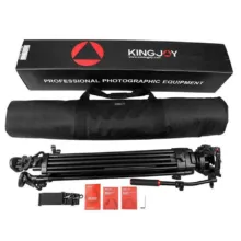 سه پایه دوربین فیلمبرداری کینگ جوی Kingjoy VT3500Pro+VT-3530 - تصویر 12
