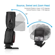 فلاش اکسترنال دی بی کی DBK DF-801 Flash for Nikon - تصویر 2