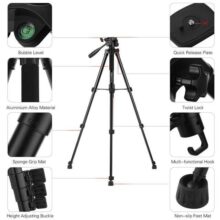 سه پایه دوربین عکاسی کینگ جوی Kingjoy VT-880 Tripod - Image 7
