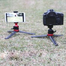 سه پایه دوربین عکاسی رومیزی کینگ جوی Kingjoy New Aluminum Wearable Tabletop mini tripod KT-60 - Image 21