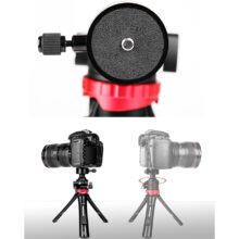 سه پایه دوربین عکاسی رومیزی کینگ جوی Kingjoy New Aluminum Wearable Tabletop mini tripod KT-60 - Image 11