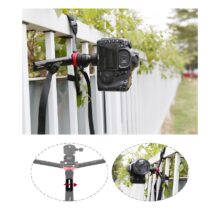 سه پایه دوربین عکاسی رومیزی کینگ جوی Kingjoy New Aluminum Wearable Tabletop mini tripod KT-60 - Image 20