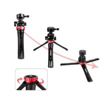 سه پایه دوربین عکاسی رومیزی کینگ جوی Kingjoy New Aluminum Wearable Tabletop mini tripod KT-60 - Image 16