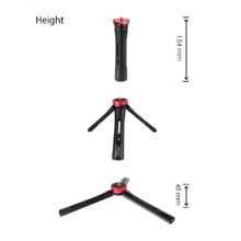 سه پایه دوربین عکاسی رومیزی کینگ جوی Kingjoy New Aluminum Wearable Tabletop mini tripod KT-60 - Image 17