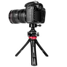 سه پایه دوربین عکاسی رومیزی کینگ جوی Kingjoy New Aluminum Wearable Tabletop mini tripod KT-60 - Image 6