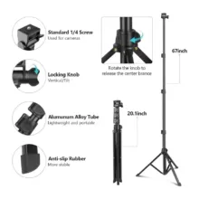 سه پایه موبایل جیماری Jmary Tripod MT-36 - تصویر 3