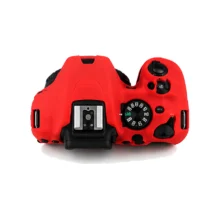 کاور سیلیکونی نیکون Silicon cover for Nikon D5500 قرمز - تصویر 3