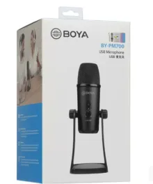 میکروفون رومیزی بویا مشکی BOYA BY-PM700 USB Microphone - تصویر 4