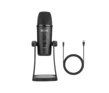 میکروفون رومیزی بویا مشکی BOYA BY-PM700 USB Microphone - تصویر 2