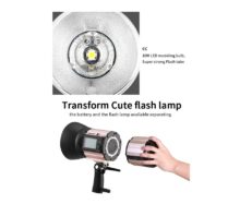 فلاش پرتابل نایس فوتو NiceFoto K6 600WS TTL.M Flash - Image 5