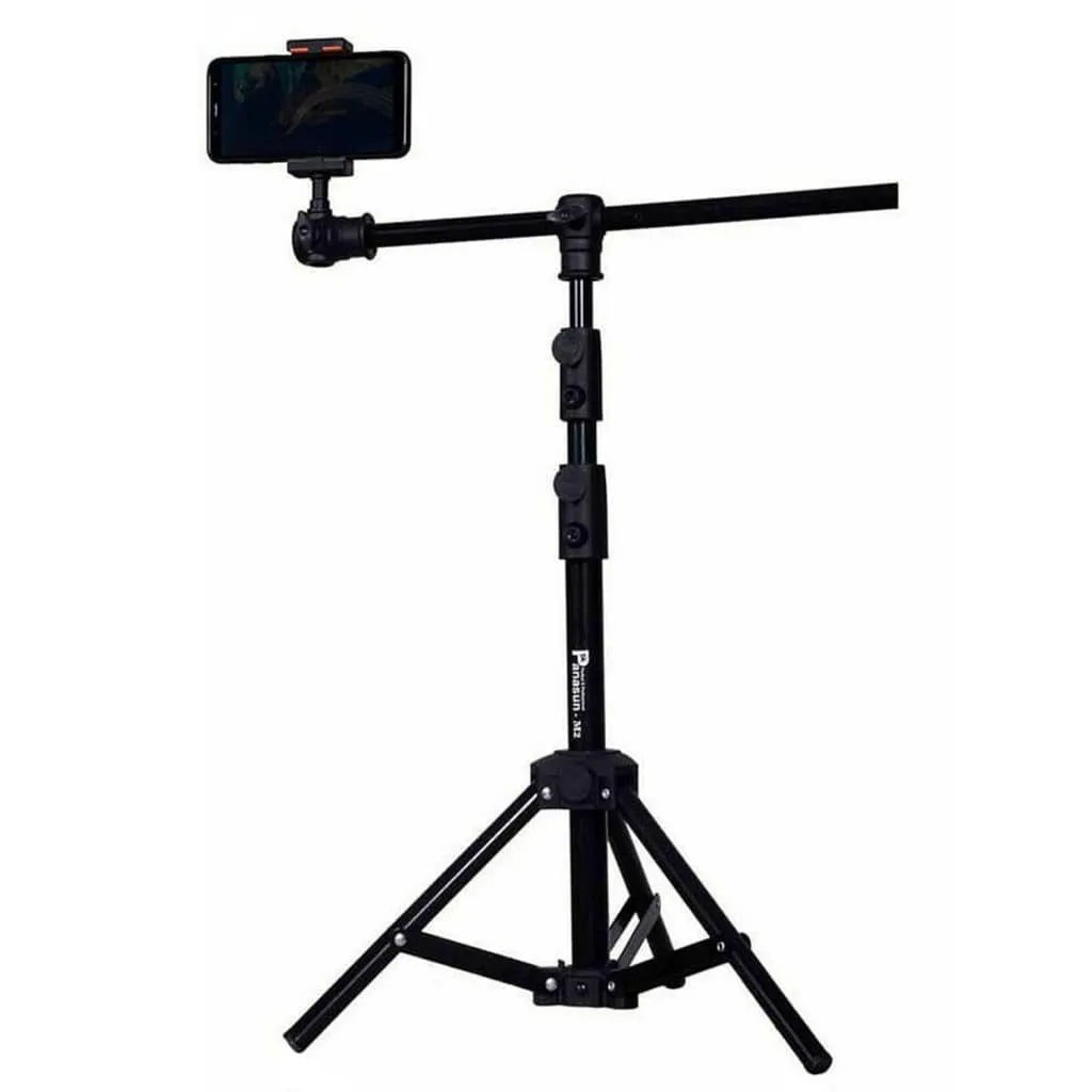 m2 شفت پلاستیکی-min سه پایه نگهدارنده موبایل پاناسون Panasun mobile tripod holder M2به همراه پیچ نصب (شفت پلاستیکی) - تصویر 1