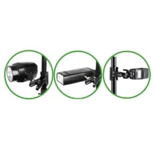 گیره نگهدارنده فون پاناسان Panasun 120 به همراه پیچ نصب (شفت) + آویز - تصویر 5