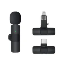 میکروفون بی سیم یقه ای دو کاربره  Microphone K9 - تصویر 2