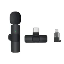 میکروفون بی سیم یقه ای دو کاربره  Microphone K9 - تصویر 3