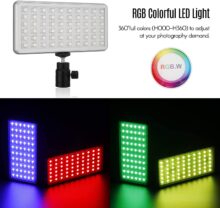 پروژکتور ال ای دی نایس فوتو NiceFoto TC-168 RGB - Image 5