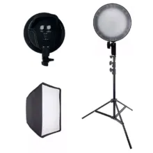 کیت تولید محتوا دو شاخه 100 وات T020 به همراه پایه نور D-kit22 - تصویر 3