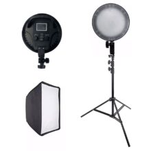 پروژکتور 100 وات دیاموندT021 به همراه سافت باکس و پایه 805