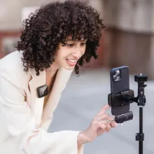 میکروفون دیجیتالی بی سیم موبایل و دوربین هوکو HOCO S31 3in1 - تصویر 9