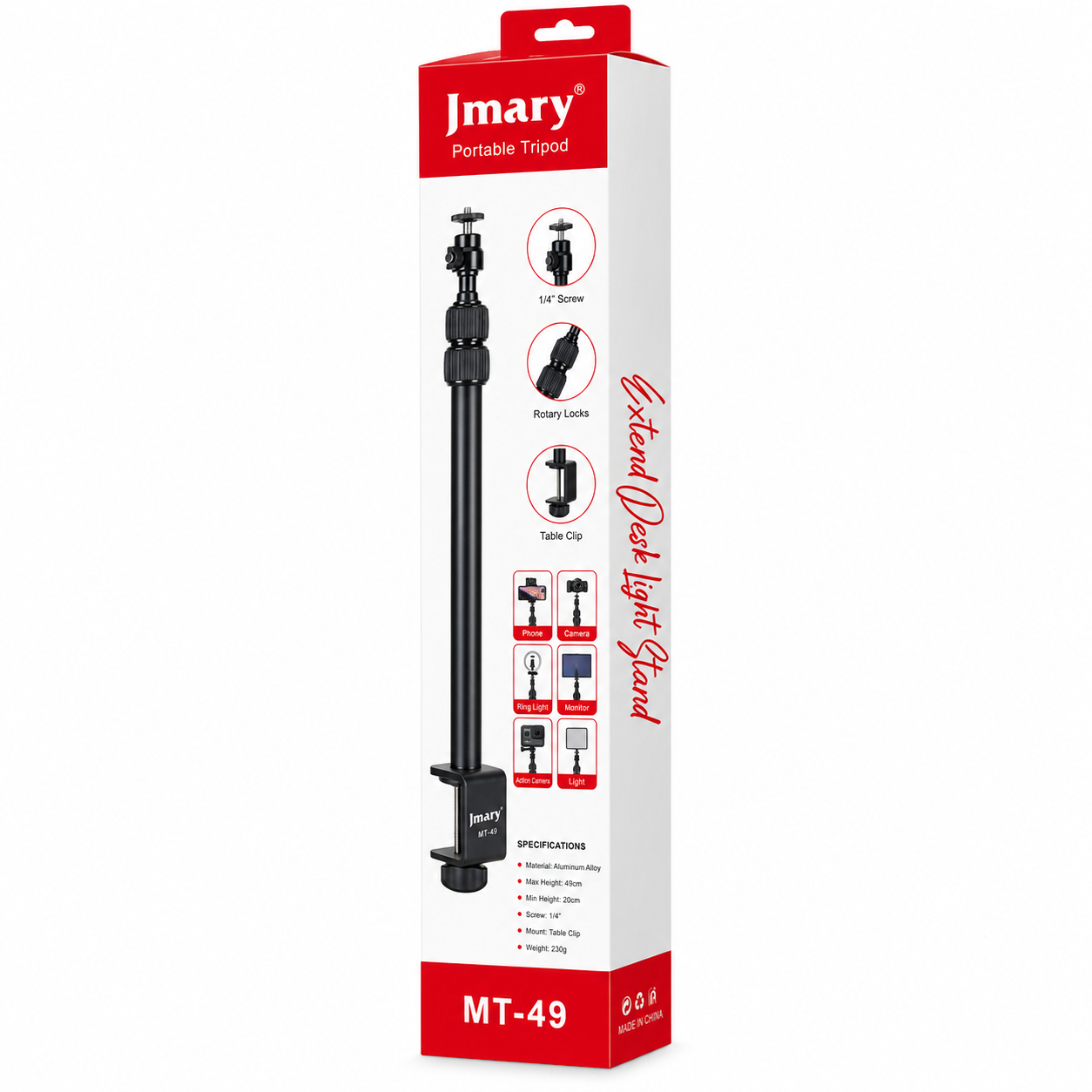 انار-MT49 پایه موبایل جیماری Jmary MT-49 به همراه هولدر - تصویر 1