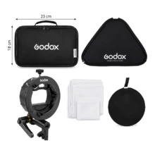 سافت باکس اسپیدلایت گودکس Godox S2 Speedlight Bracket With Softbox 60x60cm - تصویر 11