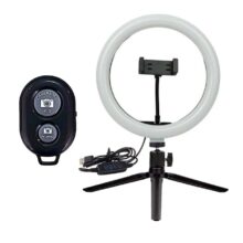 رینگ لایت هیرو Hero Ring Light HX-260 به همراه سه پایه رومیزی و ریموت بلوتوثی