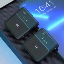 میکروفون یقه ای حرفه ای Wireless Microphone SX9 - Image 8