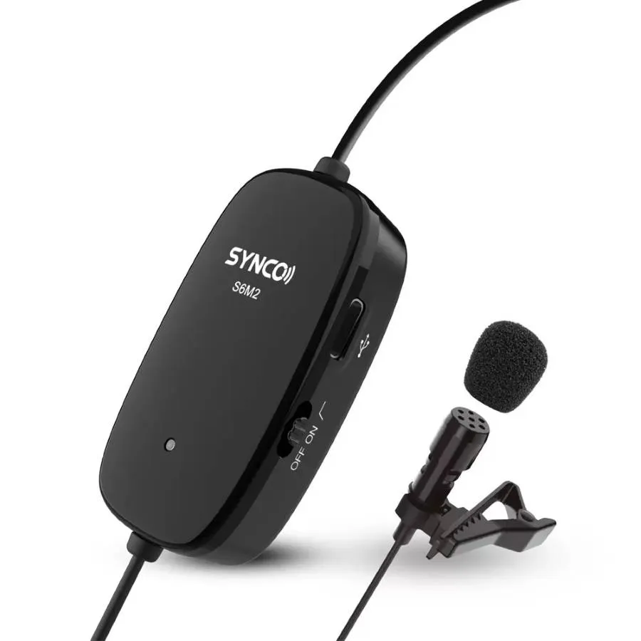 Synco S6M2 Lavalier Microphone-2 (900x900) میکروفون سینکو Synco S6M2 Lavalier Microphone - تصویر 1