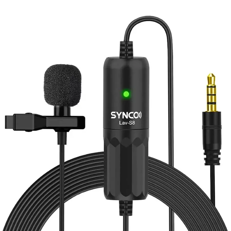 Synco S8 Lavalier Microphone-4 (900x900) میکروفون سینکو Synco S8 Lavalier Microphone - تصویر 1