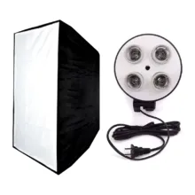 کیت اقتصادی عکاسی از محصول سافت باکس 4 لامپ D-kit11 - تصویر 4