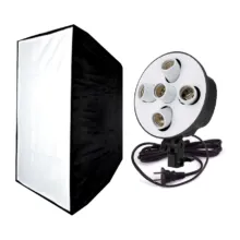 کیت تولید محتوا سافت باکس 5 لامپ و میکروفون A-kit37 - تصویر 4