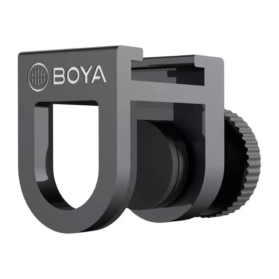 BOYA BY-C12 Cold Shoe Accessory Mount (3) (900x900) گیره اتصال میکروفون به موبایل بویا BOYA BY-C12 Cold Shoe Accessory Mount - تصویر 1