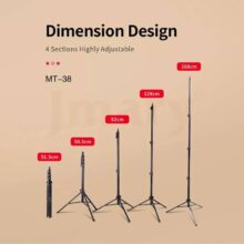 سه پایه دوربین عکاسی جیماری Jmary MT-38 Tripod - Image 3