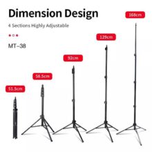 سه پایه دوربین عکاسی جیماری Jmary MT-38 Tripod - Image 4