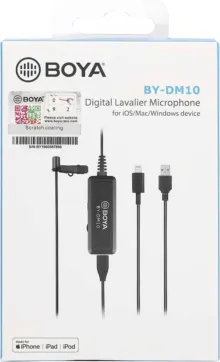ميکروفون یقه ای بويا BOYA BY-DM10 Microphone - تصویر 5