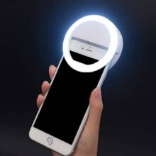 رینگ لایت سلفی موبایل رنگ سفید Mobile selfie Ring Light White - Image 6