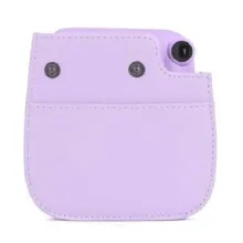 کیف دوربین فوجی فیلم مناسب برای Instax Mini 11 Purple Leather Case - تصویر 3