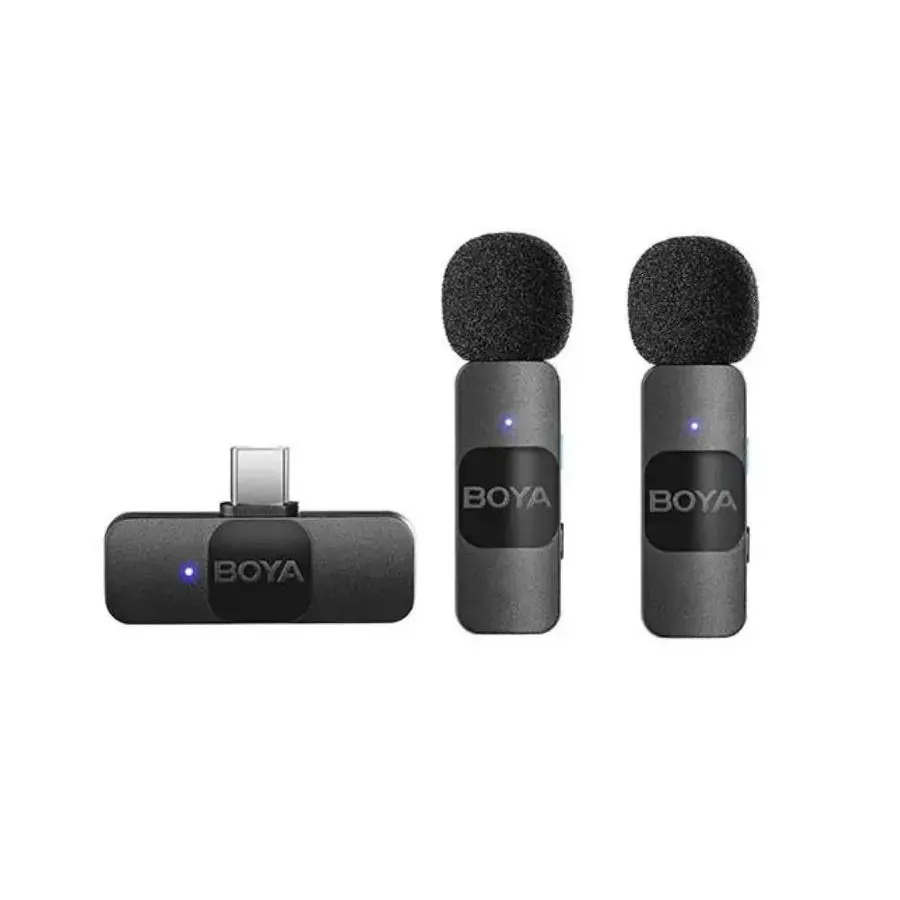 BOYA-BY-V20-For-Type-C میکروفون بی سیم یقه ای بویا BOYA Microphone BY-V20 - تصویر 1
