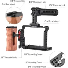 کیج دوربین اندور Andoer camera cage for Sony A7C - تصویر 5