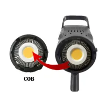 کیت نورپردازی کمجا 1201-COB با نور RGB و پایه دیواری-سقفی F-kit21 - تصویر 3