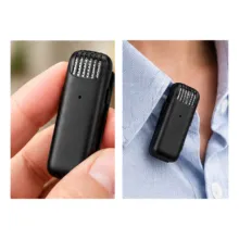 میکروفون بی سیم یقه ای Microphone Dual J13 برای آیفون - تصویر 5