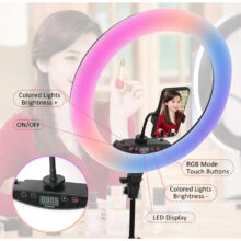 رينگ لايت KY-BK 448 RGB فاقد پایه - Image 4
