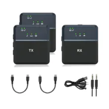 میکروفون بی سیم یقه ای انسر Answer Microphone SX9 dual - تصویر 2