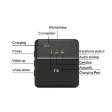 میکروفون بی سیم یقه ای انسر Answer Microphone SX31 dual - تصویر 2