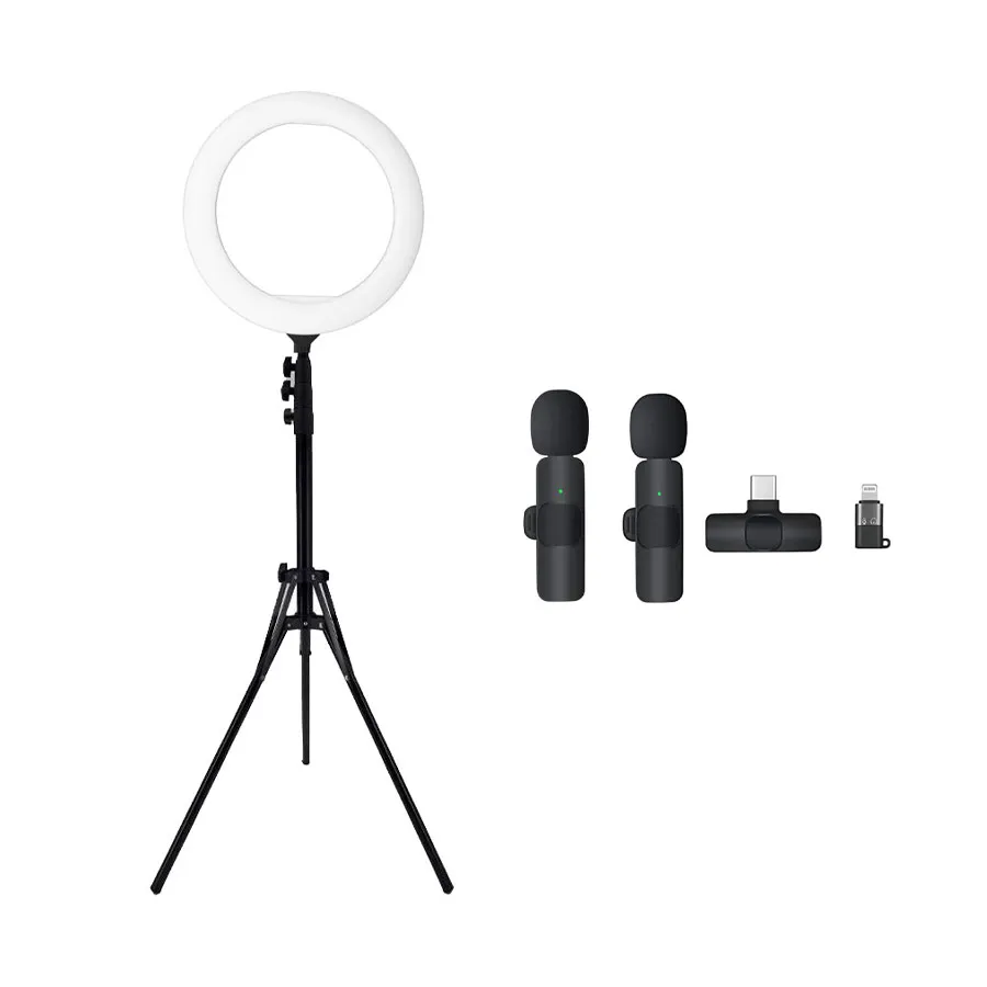 sr-520-tripod.k9-kit کیت تولید محتوا SR-520 و میکروفون E-kit25 - تصویر 1