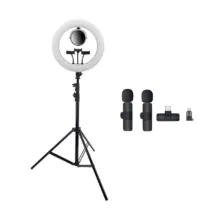 کیت تولید محتوا رینگ لایت Hero YQ-520 و میکروفون E-kit11