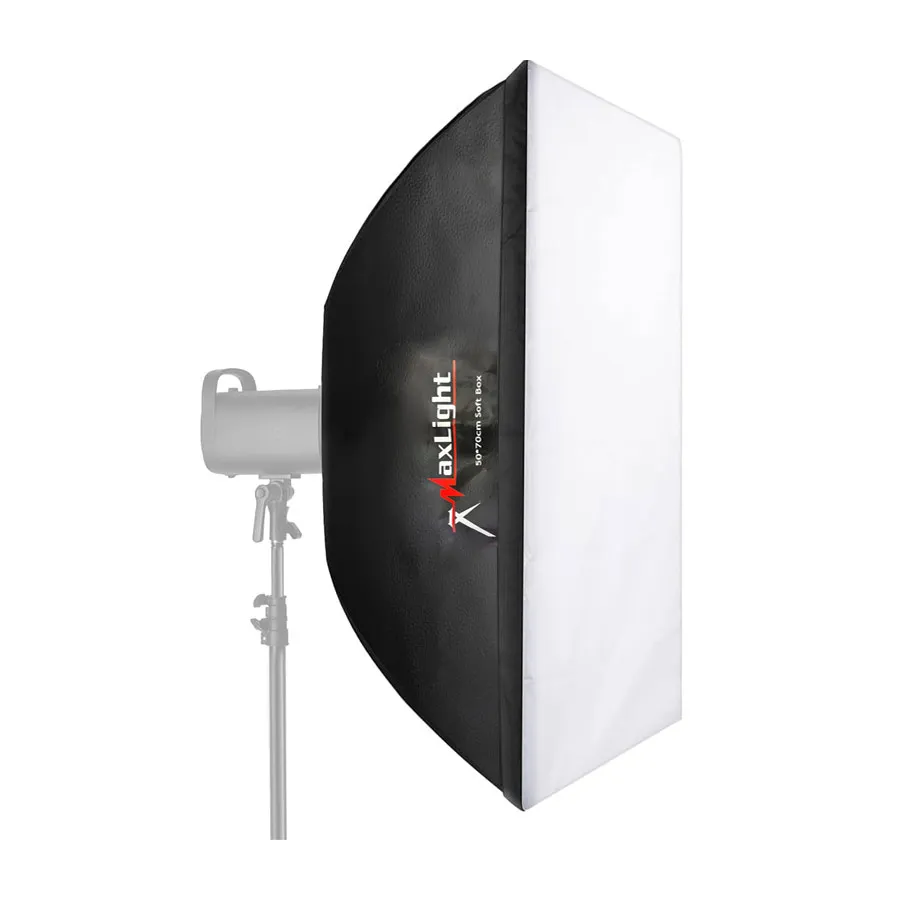 maxlight5070 سافت باکس بدون زنبوری مکس لایت Maxlight Softbox 50×70 - تصویر 1