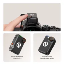 میکروفون بی‌سیم هالی لند Hollyland Dual LARK M2S Mini Combo - تصویر 3