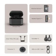 میکروفون بی‌سیم هالی لند Hollyland Dual LARK M2S Mini Combo - تصویر 2